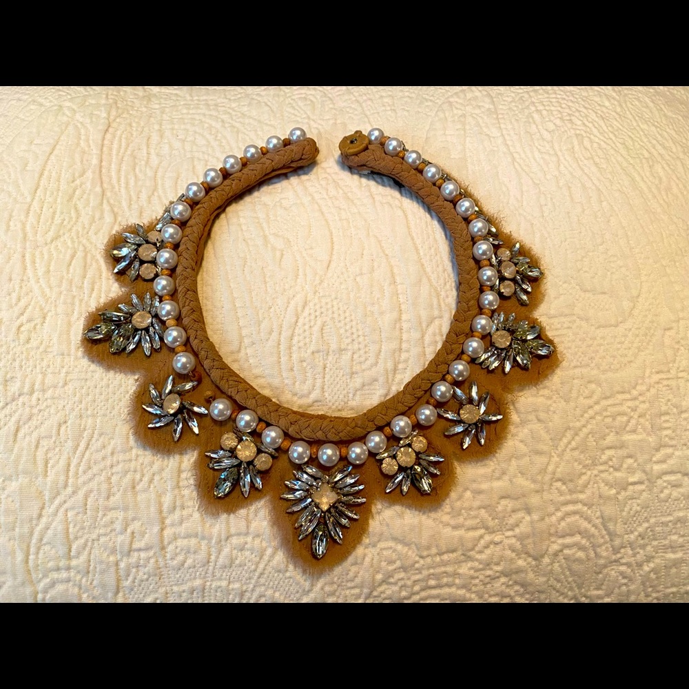 Mignonne Gavigan Katarina Beadex Chiffon statement necklace